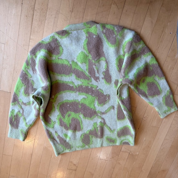 Stellaa McCartney brushed jacquard knit sweater, XXS,  GD1230 - Picture 5 of 7